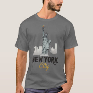 CAMISETA T-SHIRT NOVA IORQUE NOVO PROJETOR DE MASSA