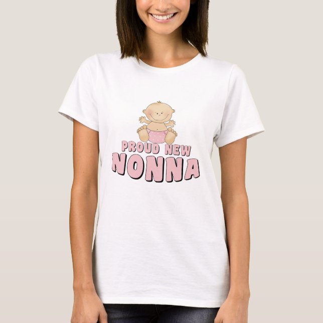 Camiseta T-shirt NOVO ORGULHOSO de Nonna (Frente)