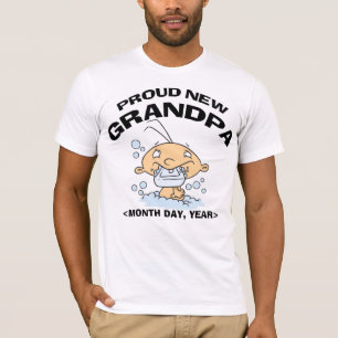 Camiseta T-shirt novo orgulhoso personalizado do vovô