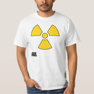 Camiseta T-shirt nuclear da FALHA do símbolo