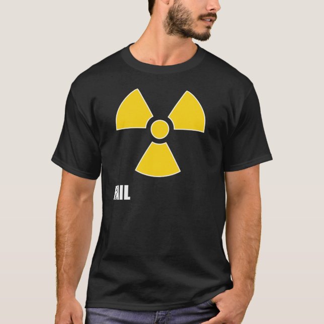 Camiseta T-shirt nuclear da obscuridade da FALHA do símbolo (Frente)