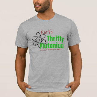 Camiseta T-shirt nuclear do plutônio da ciência cómico