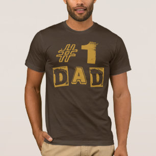 Camiseta T-Shirt Número Um Pai Grunge Jersey