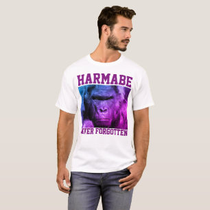 Camiseta T-shirt NUNCA ESQUECIDOS de HARAMBE