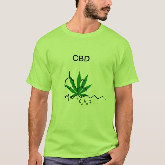 Camiseta T-shirt nutriente da apreciação de CBD (Frente)