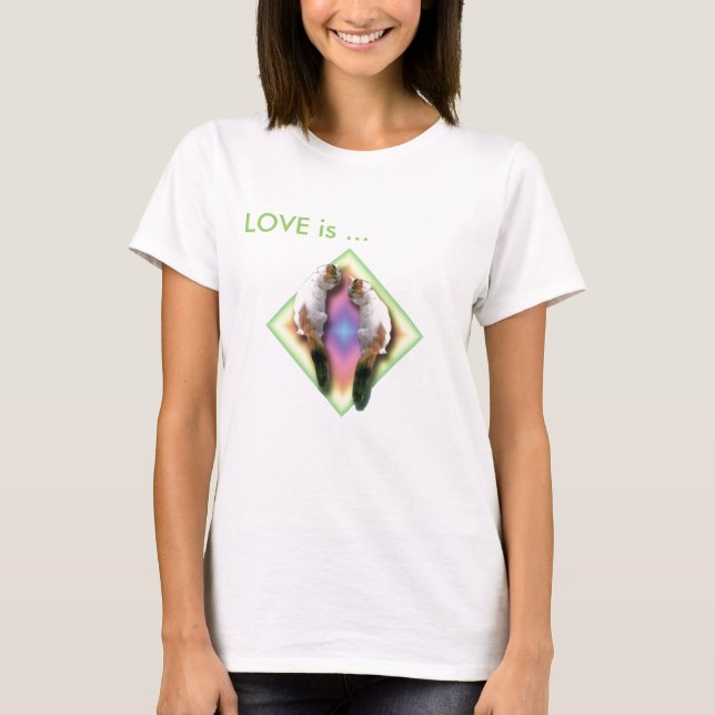 Camiseta T-Shirt - O amor é ... (Frente)