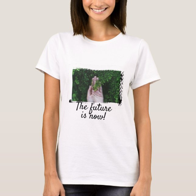 Camiseta T-shirt O futuro é agora! (Frente)