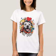 t-shirt O meu melhor amigo pitbull