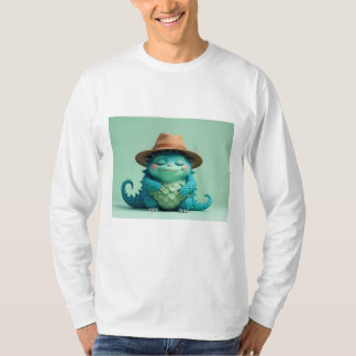 Camiseta T-Shirt O Monstro Legal com Chapéu