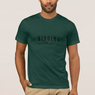 Camiseta T-shirt Observador-Engraçado de Birding do pássaro