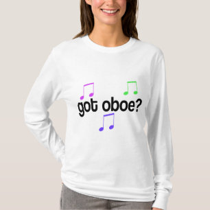 Camiseta T-shirt obtido colorido da música de Oboe