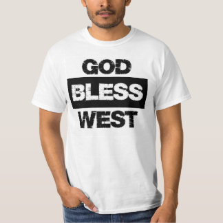 Camiseta T-shirt ocidental dos deus abençoe