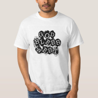 Camiseta T-shirt ocidental dos deus abençoe