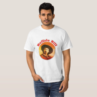Camiseta T-shirt ocidental selvagem de Buffalo Bill do