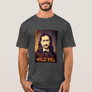 Camiseta T-shirt ocidental selvagem selvagem de Bill do