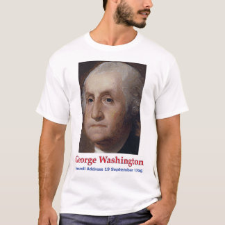Camiseta T-Shirt of George Washington Farewell Address