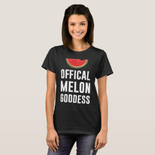 Camiseta T-shirt oficial da melancia da deusa do melão