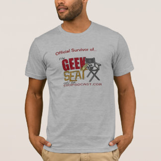 Camiseta T-shirt oficial da sobrevivência de Seat do geek