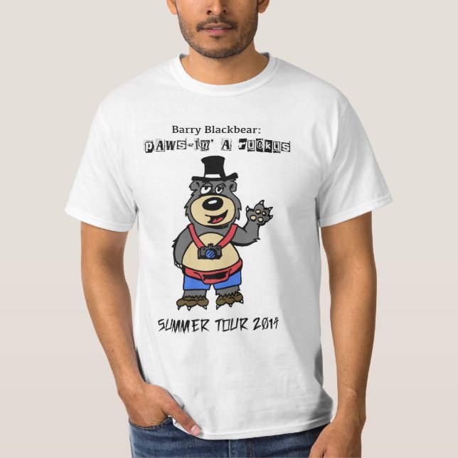 Camiseta T-shirt oficial de Barry Blackbear (valor) (Frente)