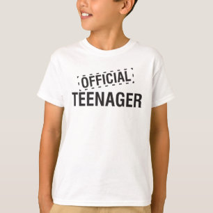 Camiseta T-shirt oficial do adolescente