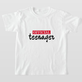 Camiseta T-shirt oficial do adolescente | DP7