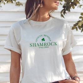 Camiseta T-Shirt Oficial do Clube de Shamrock, Minimalista