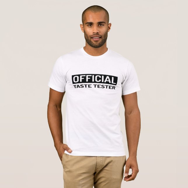 Camiseta T-shirt oficial do feriado do verificador do gosto (Frente Completa)