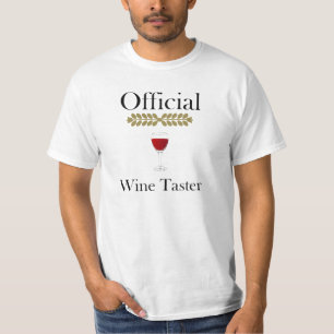 Camiseta T-shirt oficial do provador do vinho