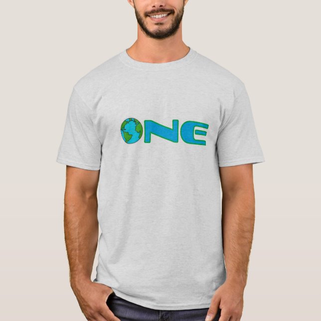 Camiseta T-Shirt ONE Earth Men (Frente)