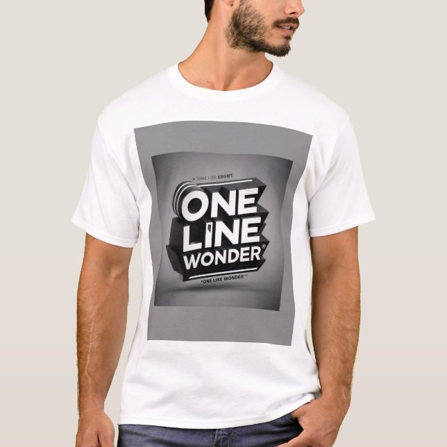 Camiseta T-shirt One Line Wonder  (Frente)