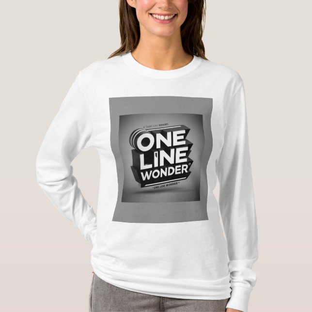 Camiseta T-shirt One Line Wonder  (Frente)