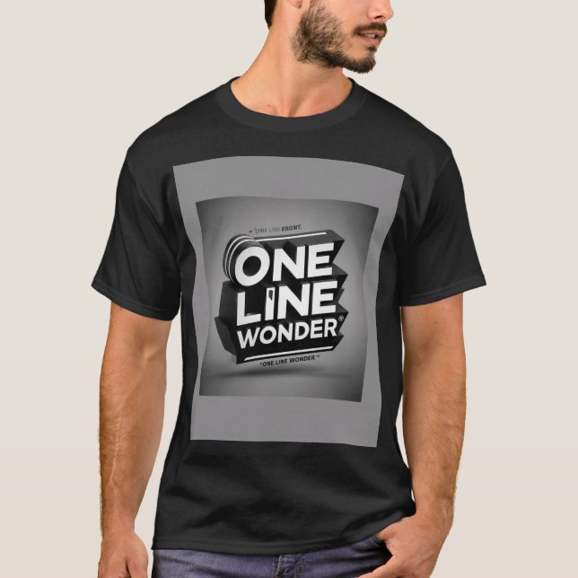 Camiseta T-shirt One Line Wonder  (Frente)