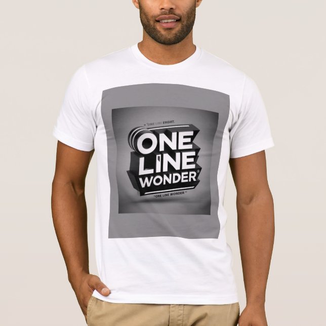 Camiseta T-shirt One Line Wonder  (Frente)