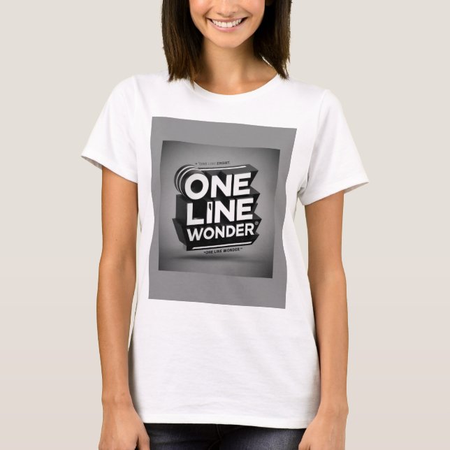 Camiseta T-shirt One Line Wonder  (Frente)
