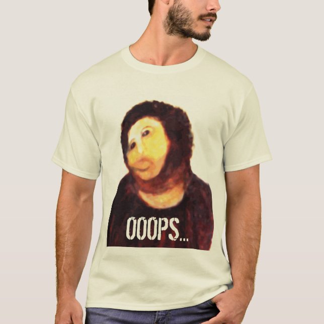 Camiseta T-shirt OOOPS do homo de Ecce… (Frente)