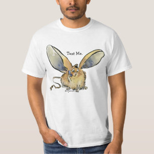 Camiseta T-shirt orelhudo longo de Jerboa dos desenhos
