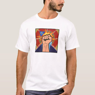 Camiseta "T-shirt orgânico da vigilância eterno"