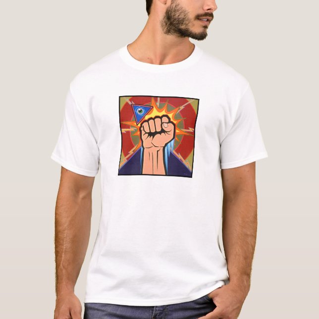 Camiseta "T-shirt orgânico da vigilância eterno" (Frente)