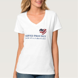 Camiseta T-shirt orgulhosa servido