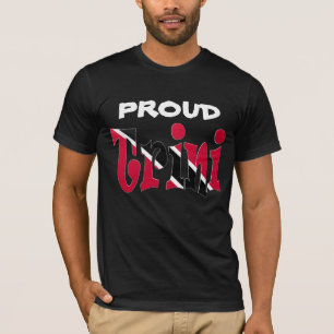 Camiseta T-shirt orgulhoso da bandeira de Trini