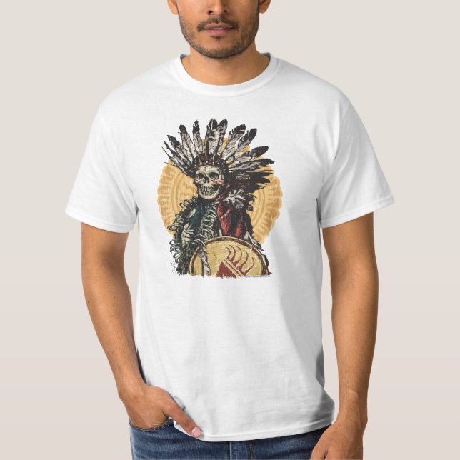 Camiseta T-shirt orgulhoso do chefe de Sioux (Frente)