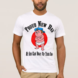 Camiseta T-shirt orgulhoso do novo papai
