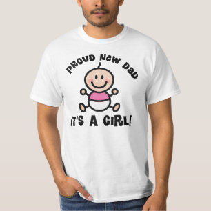 Camiseta T-shirt orgulhoso do novo papai (bebé)