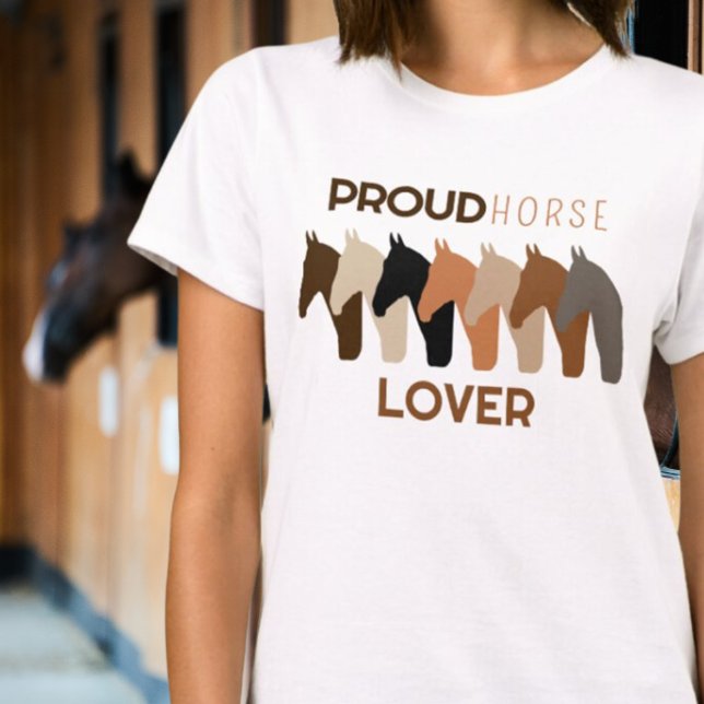 Camiseta T-Shirt Orgulhoso HORSE LOVER (Criador carregado)