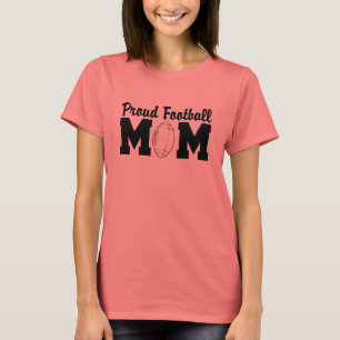 Camiseta T-shirt orgulhosos da mamã do futebol