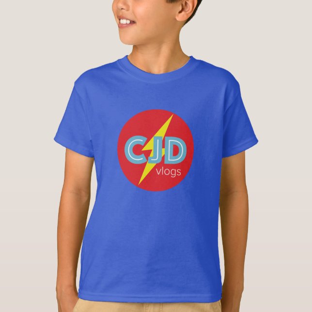 Camiseta T-Shirt Original do CJDvlogz Boy (Frente)