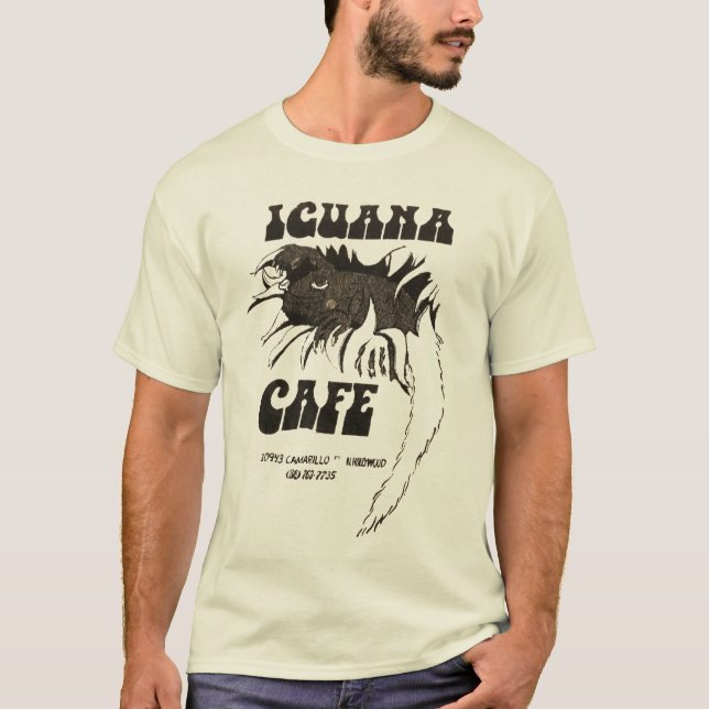 Camiseta t-shirt original do Iguana Cafe (Frente)