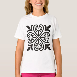 Camiseta T-Shirt Ornate Damask Mandala T-Shirt - Elegant Sy