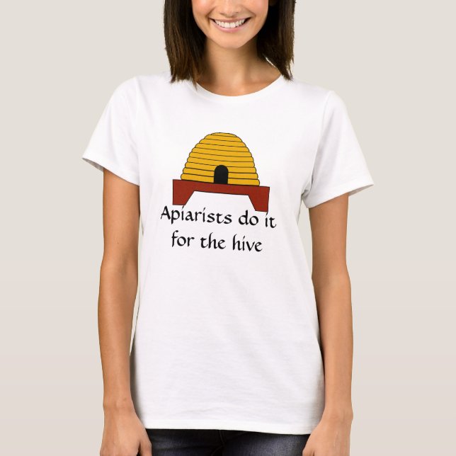 Camiseta T-shirt - Os apicultores fazem-no pela Colmeia (Frente)