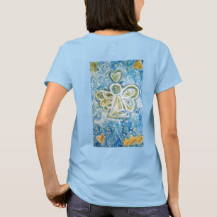 Camiseta T-shirt ouro Blue Angel (Traseira)
